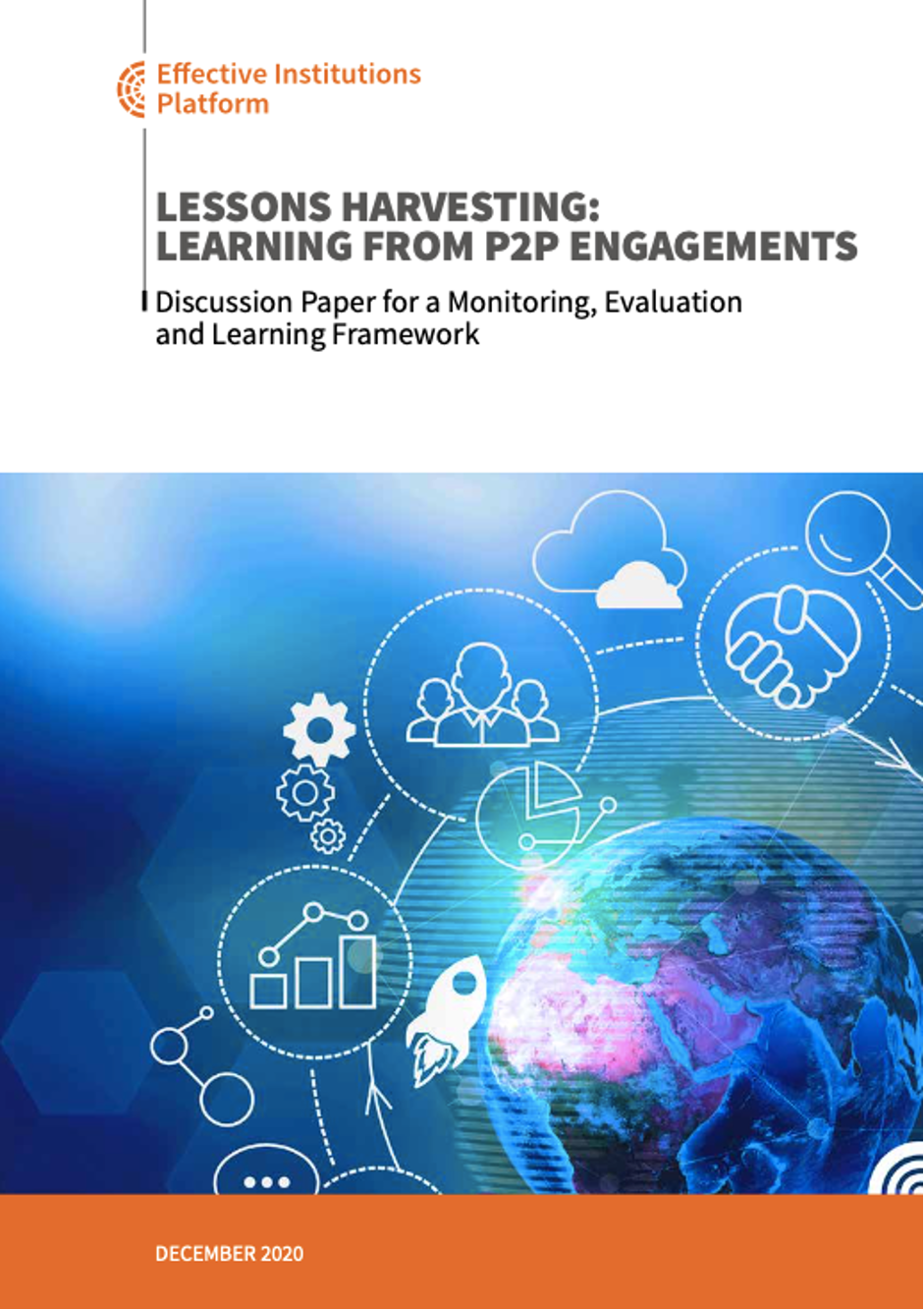 The Report “Lessons Harvesting: Learning from P2P Engagements”