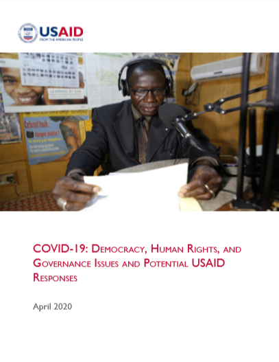COVID-19: Democracy, Human Rights, and Governance Issues and Potential USAID Responces