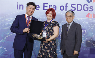 The Astana Hub has awarded its key partners at the annual conference